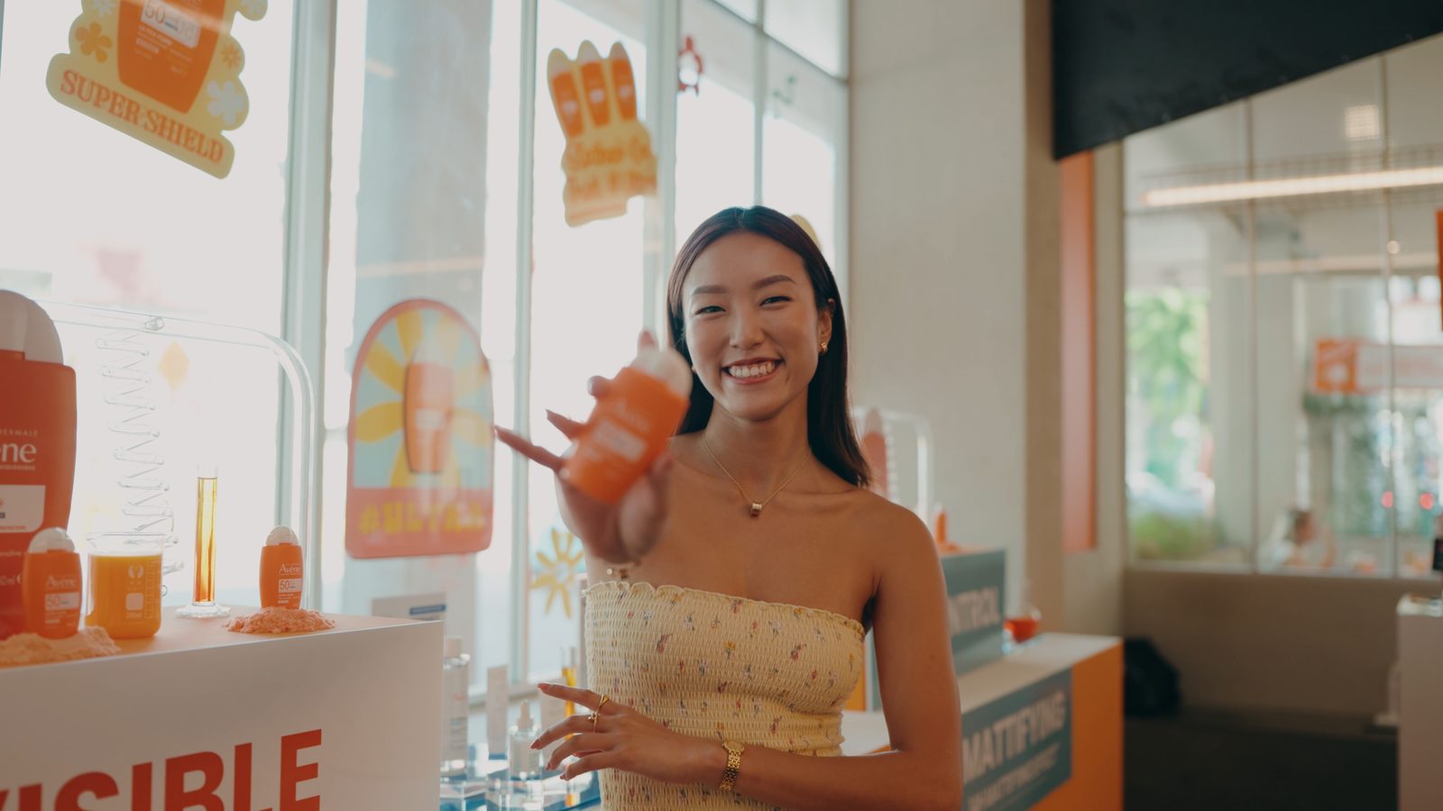 Guest at the Avène launch