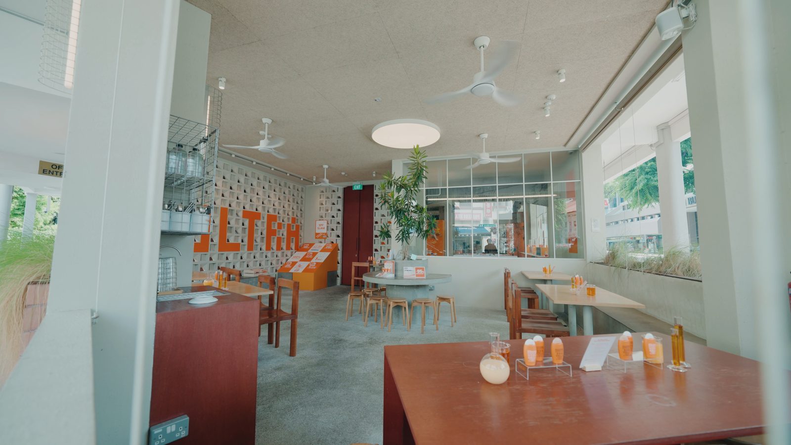 The Avène space before guests arrive